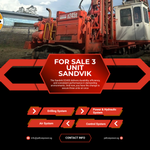 Sandvik D245S: Power, Precision, and Performance in Surface Drilling